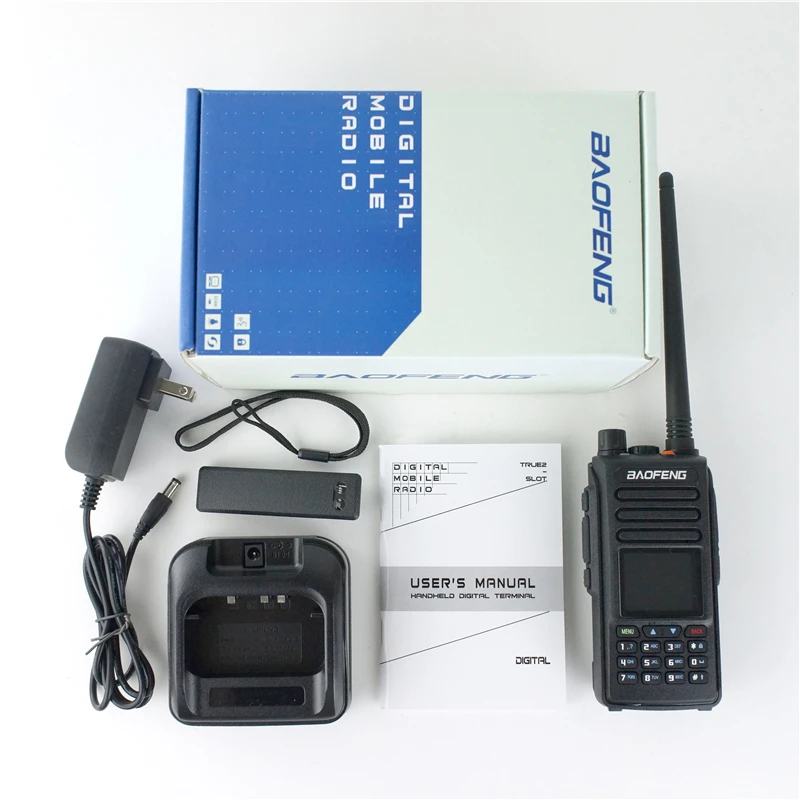 Baofeng DM-1702 Digital Mobile Radio Handheld Terminal VHF&UHF 1024 Channels DMR Dual Time Slot Radios Tier 2 GPS Walkie Talkie