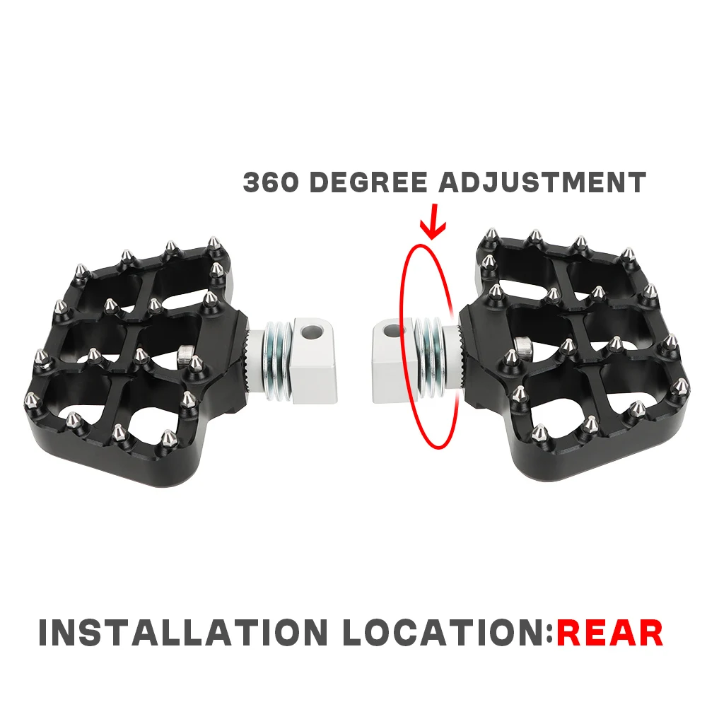 For BMW R1200RT LC r1200rt R1250RT R1100R R1150RT R850 R850RT Motorcycle Footrests Rear Foot Pegs Rests Pedal Moto Bike Footpegs