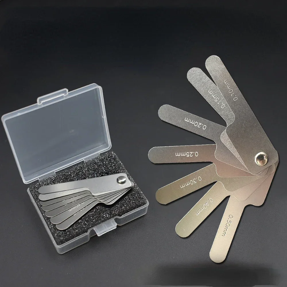 NEW Dental Interproximal Lab Tool Reduction Gauge Ruler Tooth Gap Stainless Steel Orthodontic Measure Reciprocating IPR System