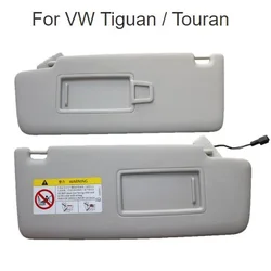 For VW Tiguan 2017-2022 / For Touran 2016-2022  Interior Sunvisor With Mirror with lamp  Front visor assembly  car accessories