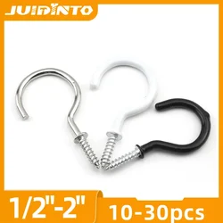 JUIDINTO 10-30pcs Cup Hook Screws 1/2
