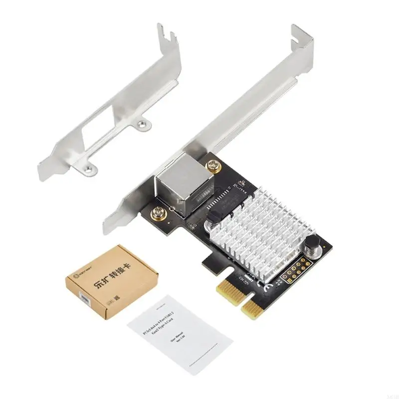 

N84B Fit для 10/Ubuntu 18.04 2,5 ГБ сетевого адаптера с RJ45 PORT PCIE GIGABIT Ethernet Card 2500/1000/100/10 Мбит/с