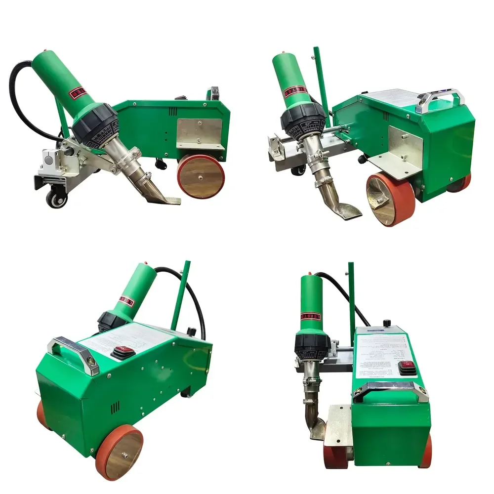 Geomembrane Welding Machine for PVC PE HDPE Plastic Sheets Rolling Hot Air Welder for Waterproofing