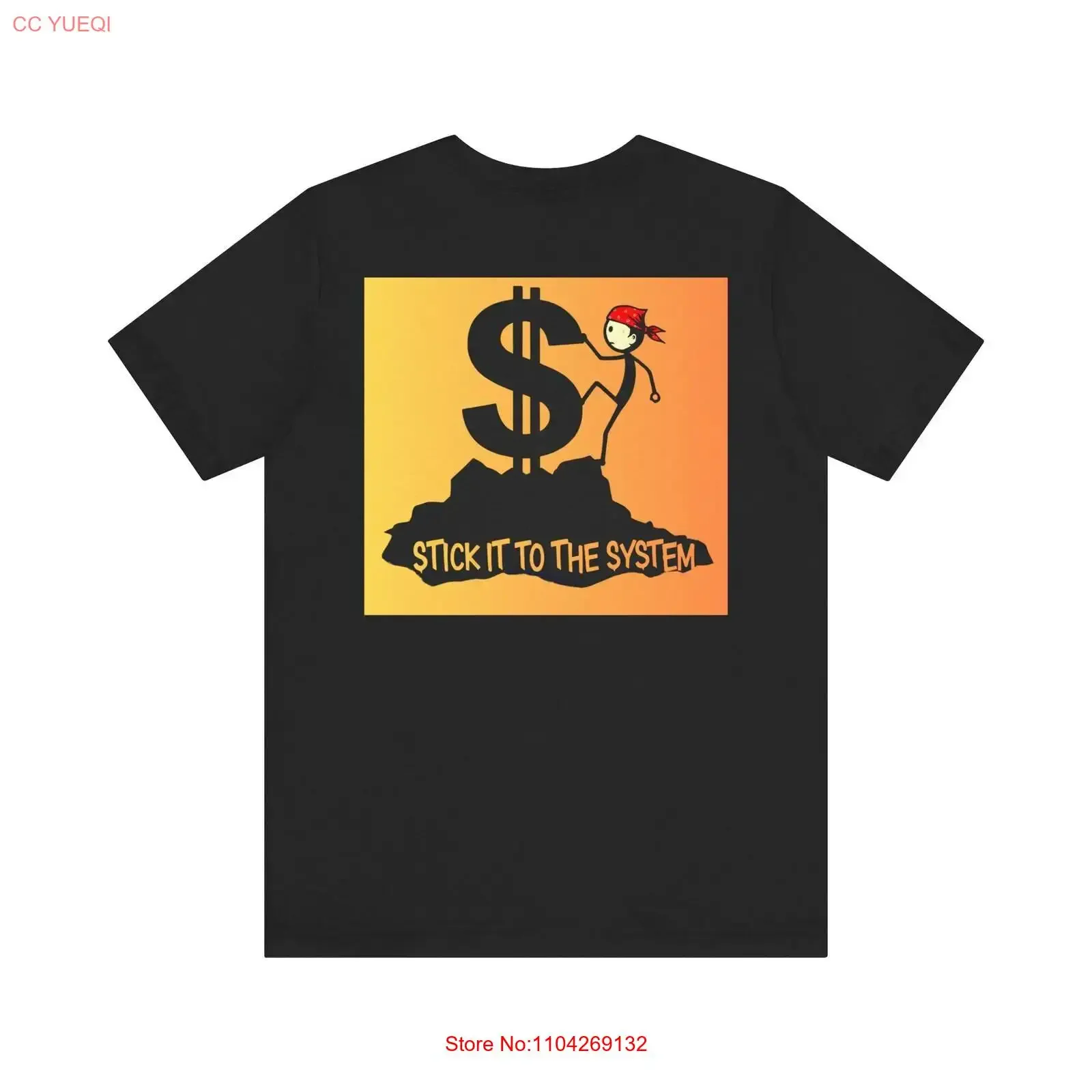 Political Activist T Shirt Protest Activism Resistance Top Stick It to the System vintage Washed Breathable Unisex