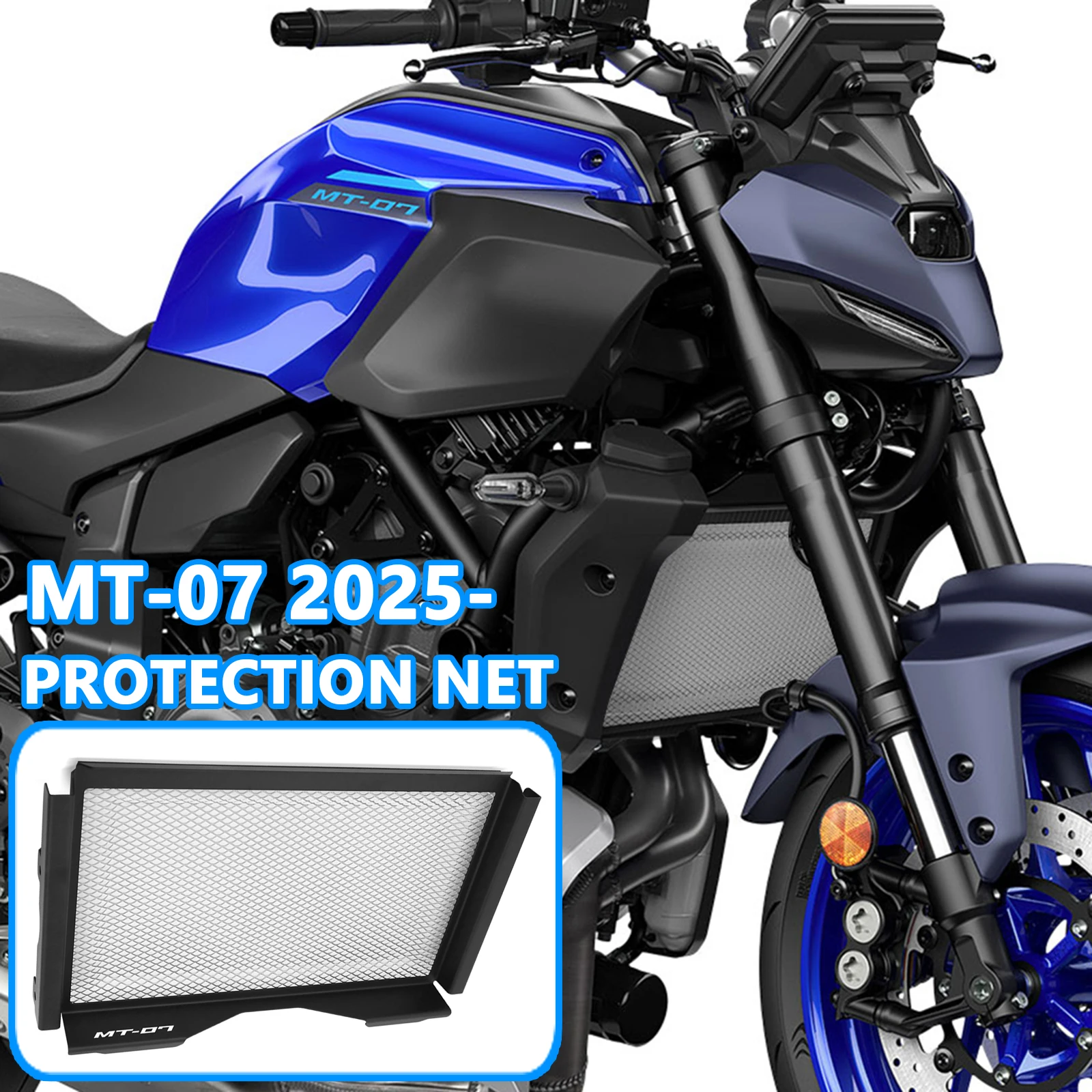 

For MT07 MT 07 2025 new accessories radiator cover motorcycle radiator cooling net radiator grille protective net