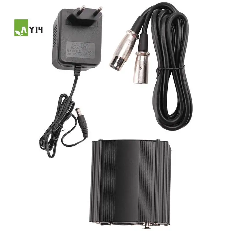 

AY14 - Адаптер для микрофона BM 800 с фантомным питанием 48В, аудиокабель XLR для любого музыкального оборудования.