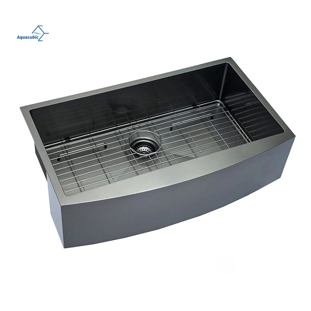 

New 33 Inch Single Bowl Gunmetal Black Nano PVD Surface Handmade 304 Stainless Steel Kitchen Sink Manufacturer
