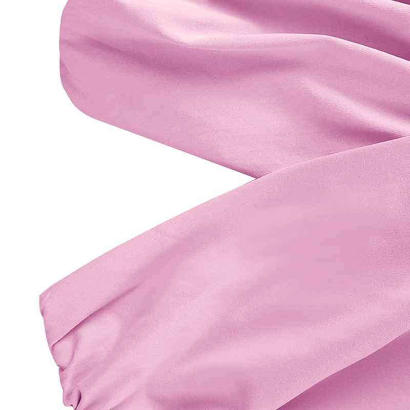 T-Shirt mit V-Ausschnitt für Damen, lässig, plissiert, kurzärmelig, modisch, sommerlich, schmal geschnitten, Basic, vielseitig, sexy, süß, einfarbig, elegant, Streetwear – Detail 13