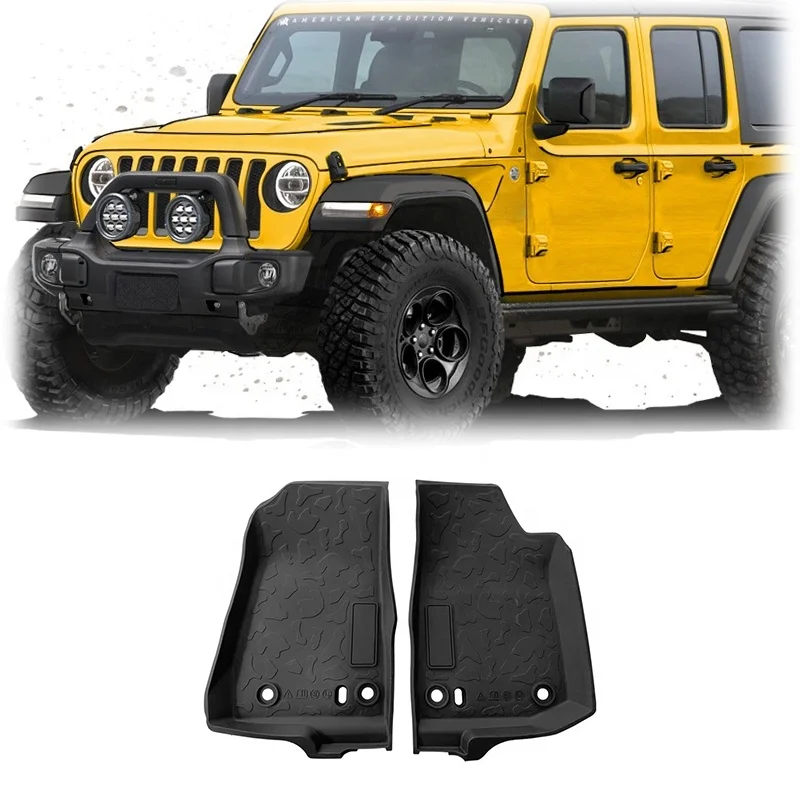 Flying Wing Sell Like Hot Cakes TPE Floor Mat For  Wrangler JL 2018+ Car Floor Mats