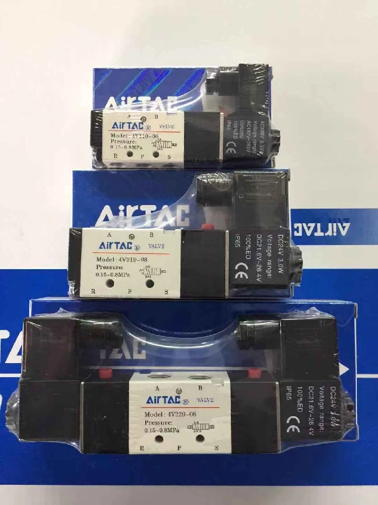 2025 AirTAC Original Yadeke middle seal solenoid valve 4V430C-15 4V430C15B 4V430C15A