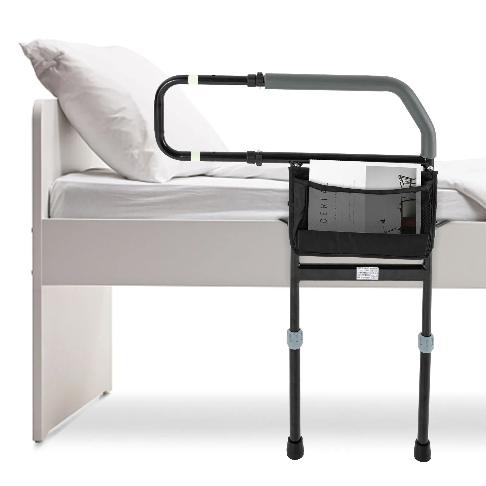 Bed Rail for the Elderly, Bed Assist Rail, Safety Rail for Bed, Adjustable Bed Assist Grab Bar Handle