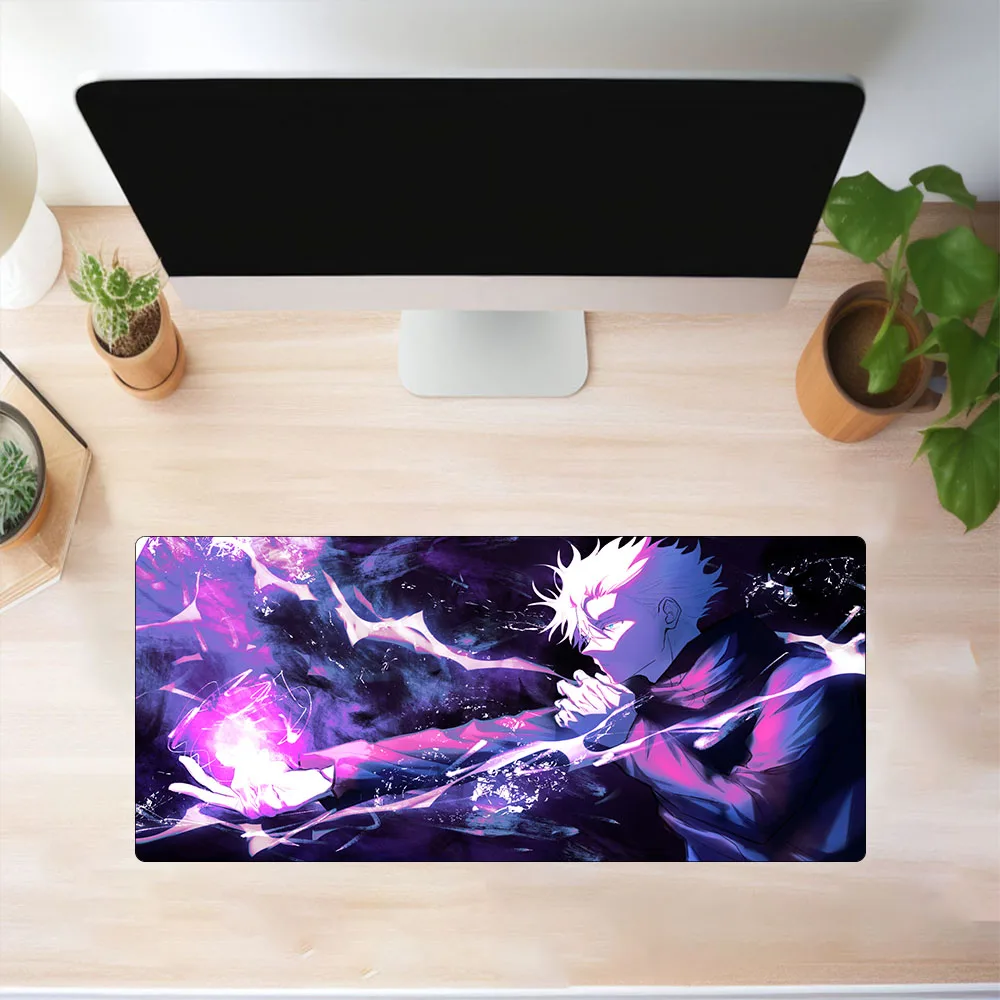 Xxl 900x400 Mm   Jujutsu Kaisen Anime Mousepad  Carpets Large Desk Mat Laptop  Rubber Mat Pad on The Keyboard and Mouse