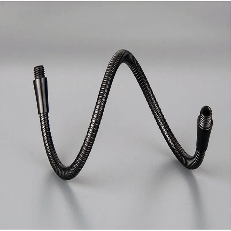 1pcs LED Gooseneck Metal Hose Dia6mm/8mm /10mm Bendable Black Shaping Universal Soft Tube for Table Lamp Spotlight Floor Lamp