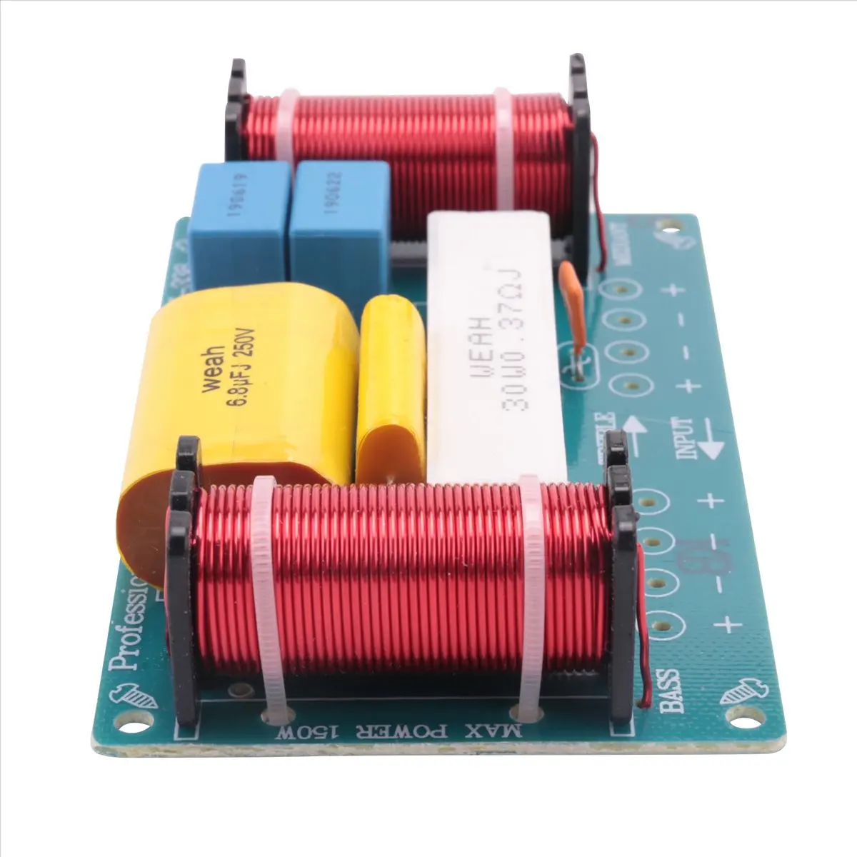 A48U 2Pcs 120W Speaker Crossover 3 Way Audio Frequency Divider Loudspeaker -338 3 Unit Crossover Filters for Speakers
