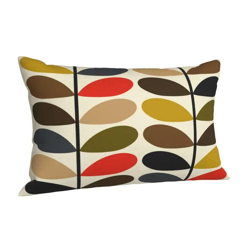 Custom Orla Kiely Abstract Multi Stem Cushion Cover Mid Century Scandinavian Geometric Velvet Luxury Pillow Case Rectangle