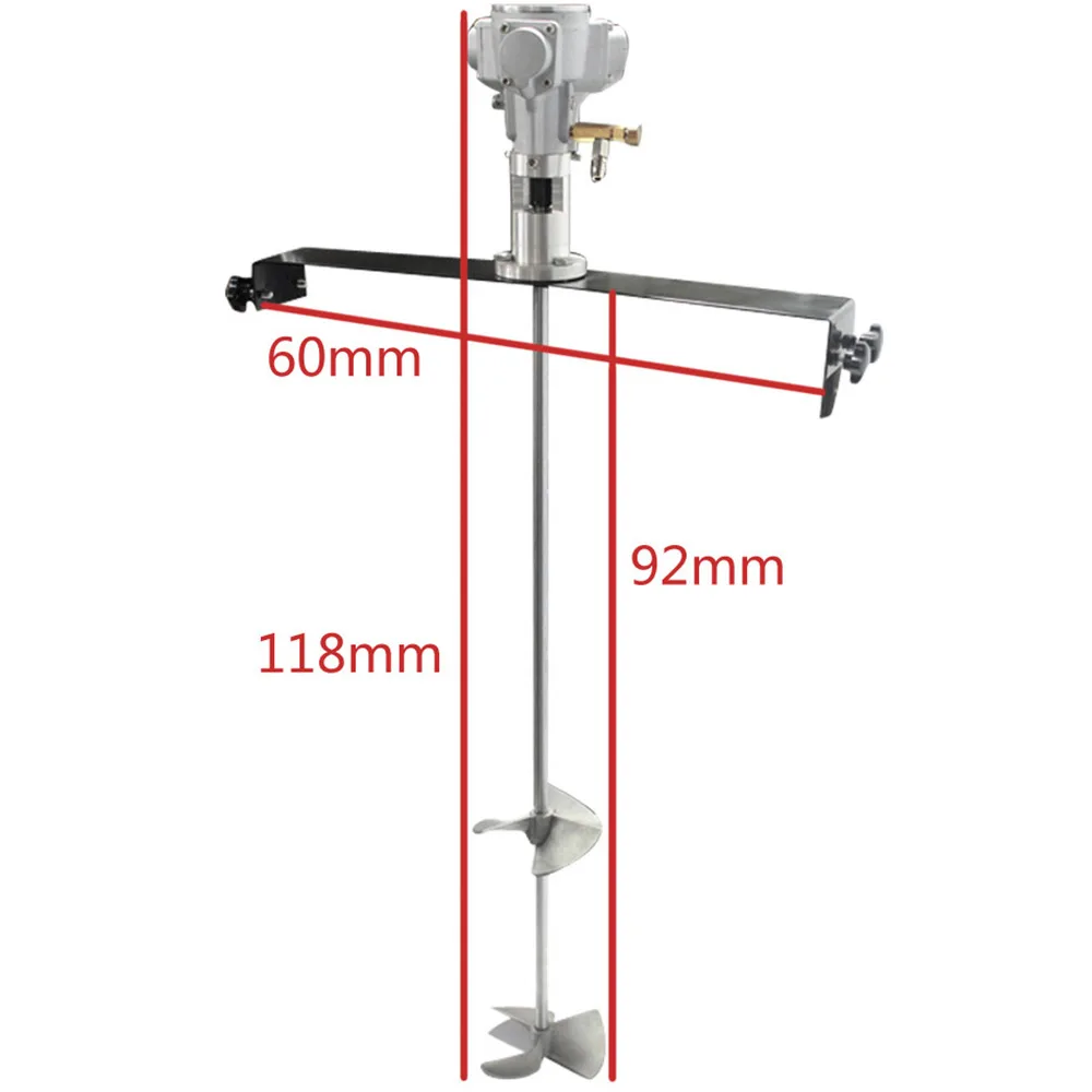 50 Gallon Agitator Machine Pneumatic Mixer Tank 200L Pneumatic Paint Mixer Stirrer