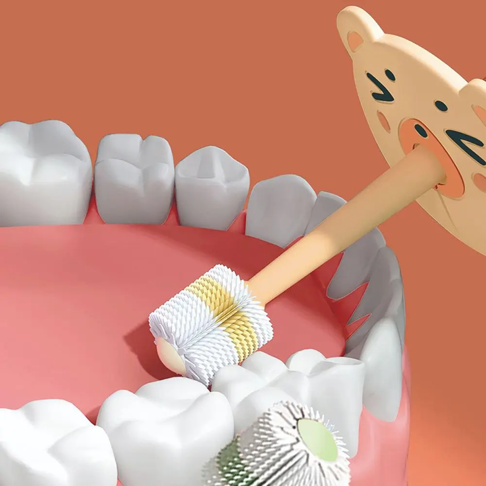 Cleaning For Children Nano Bristle Baby Training Teeth Brushes 360 Degree Silicone Toothbrush Oral Care Brush  Teeth Care