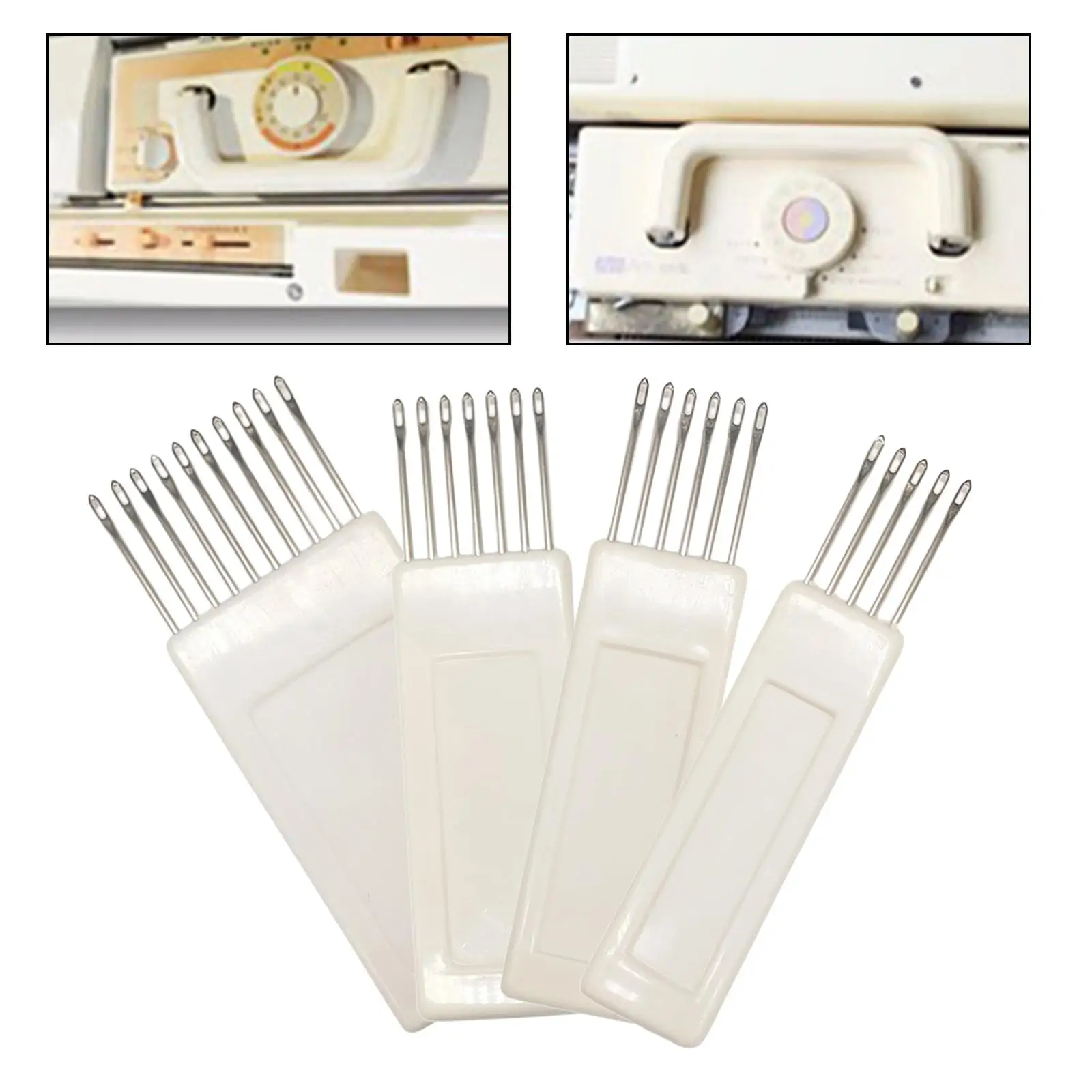 Sewing Tools 4Pcs Knitting Machine Transfer Comb 5/6/7/10 Needles for Brother KH-860 868 850 871 881 940 970 Sewing Accessories