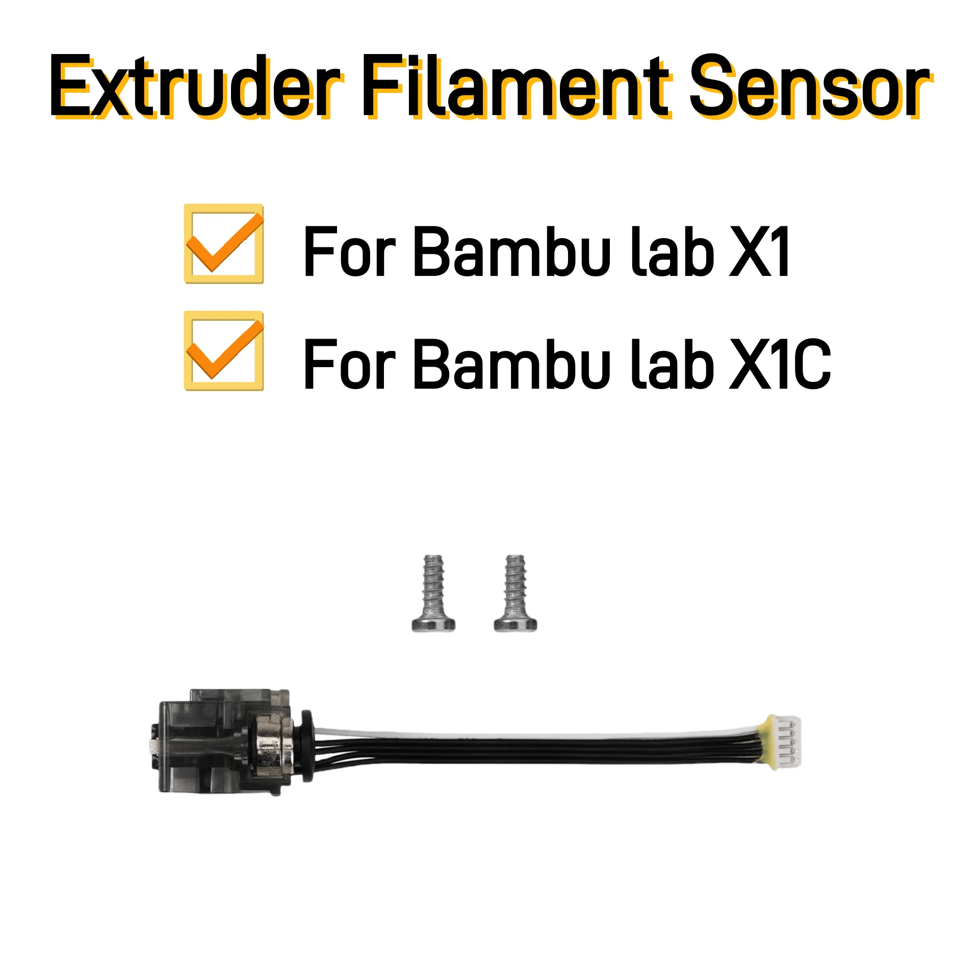 

Bambu Lab 3D Printer Extruder Filament Sensor for X1 Series 3D Printer Update Accessories for X1/X1C