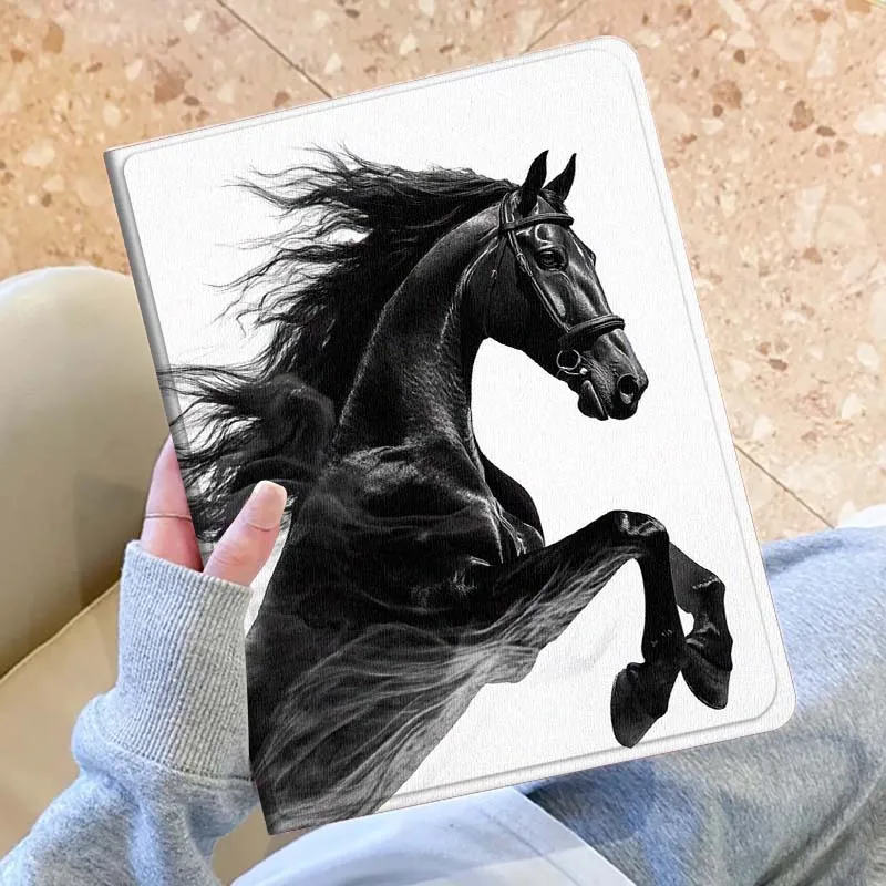 

Чехол для планшета Samsung Galaxy Tab S10 S9 S8 S7 Lite FE Plus с модным рисунком в стиле Horse Cool Fashion, устойчивый к царапинам, с подставкой для стилуса