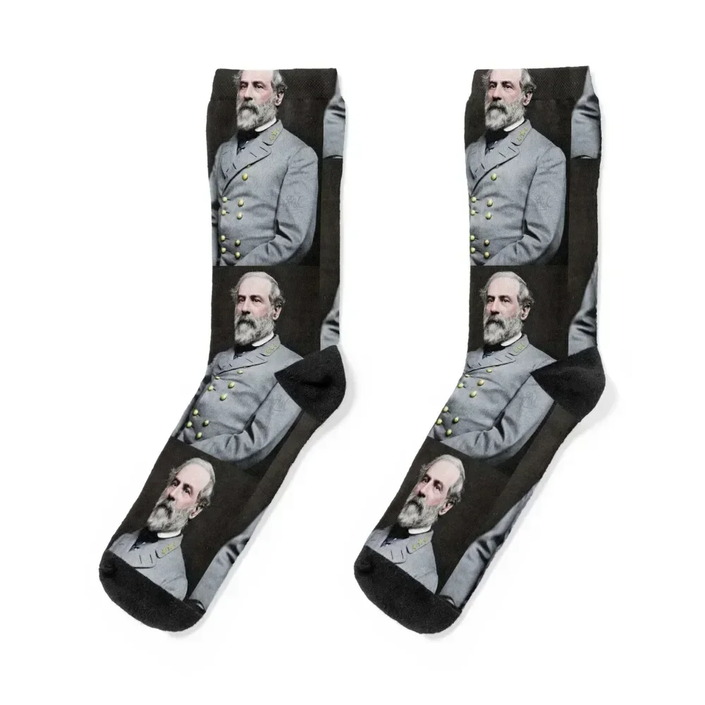 

Robert E Lee Socks retro loose man sports and leisure Socks Men Women's