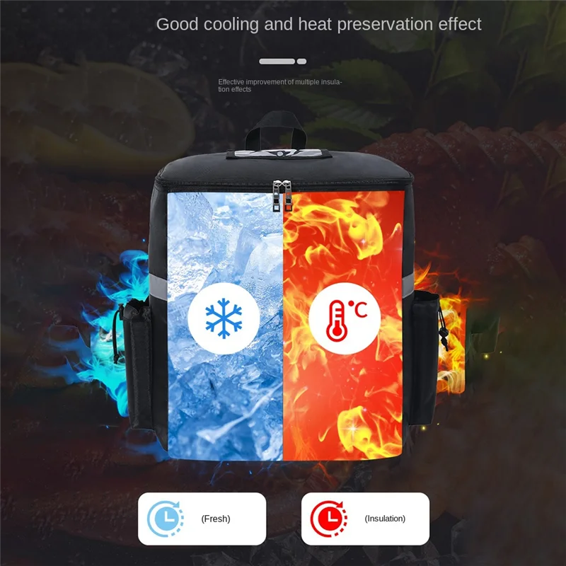 

ABRT-Food Delivery Backpack Pizza Delivery Bag For Bike Delivery Food Delivery Bag For Carry HOT/COLD