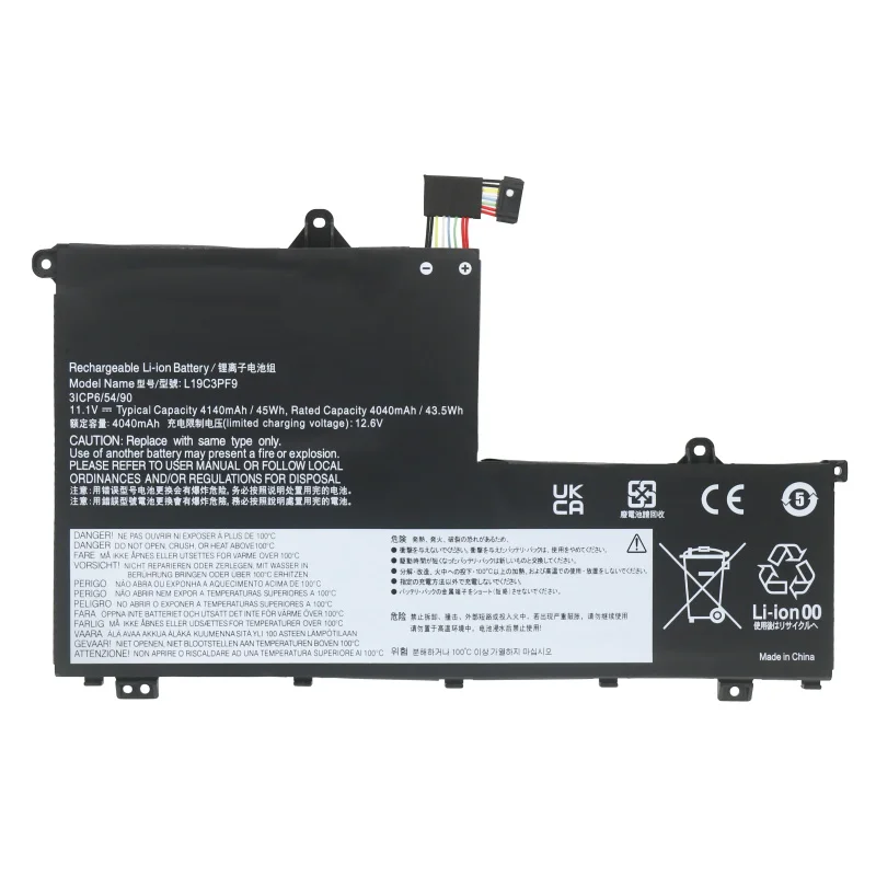 L19M3PF9 L19M3PF1 L19C3PF9 Laptop Battery For 14-IML 20RV 14-IIL 20SL 15-IML 20RW 15-IIL Series 45WH