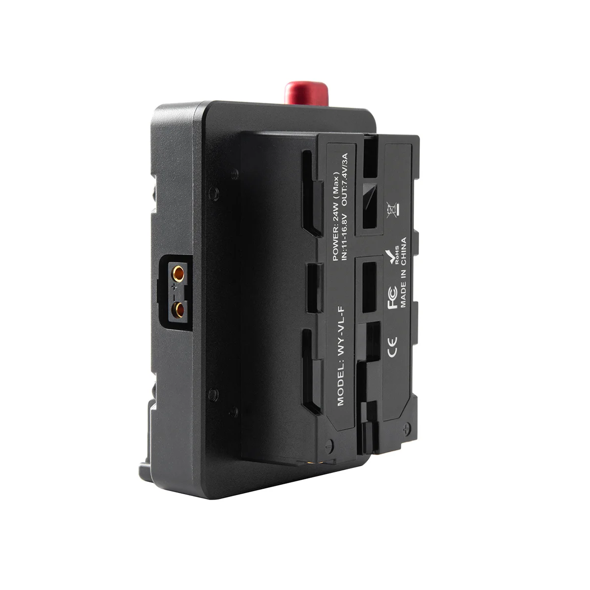 

Power Adapter Mount Plate for Mini Nano V/V Mount Battery to NP-F NP-F960 NP-F970,D-Tap for Camera/LED Z Cam E2/F6/S6/F8