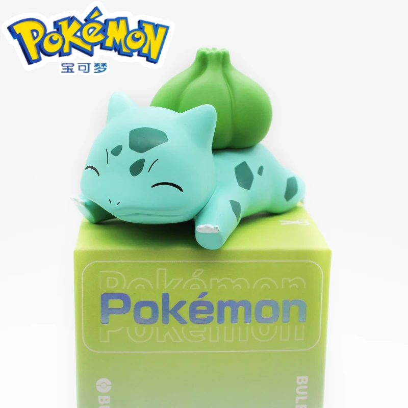 Japanese Cure Pokemon Bulbasaur Anime Figure Pikachu Action Model Decoration Collect Toys For Children\'s Christmas Gift