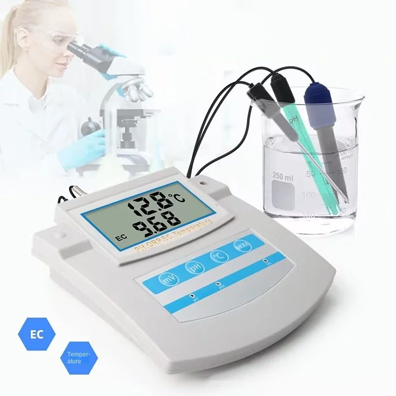 NF PHS-26C 6-in-1 Water Quality Monitor PH ORP TDS EC CF Temperature Sitting Tester for Swimming Pools, Aquariums, Laboratories