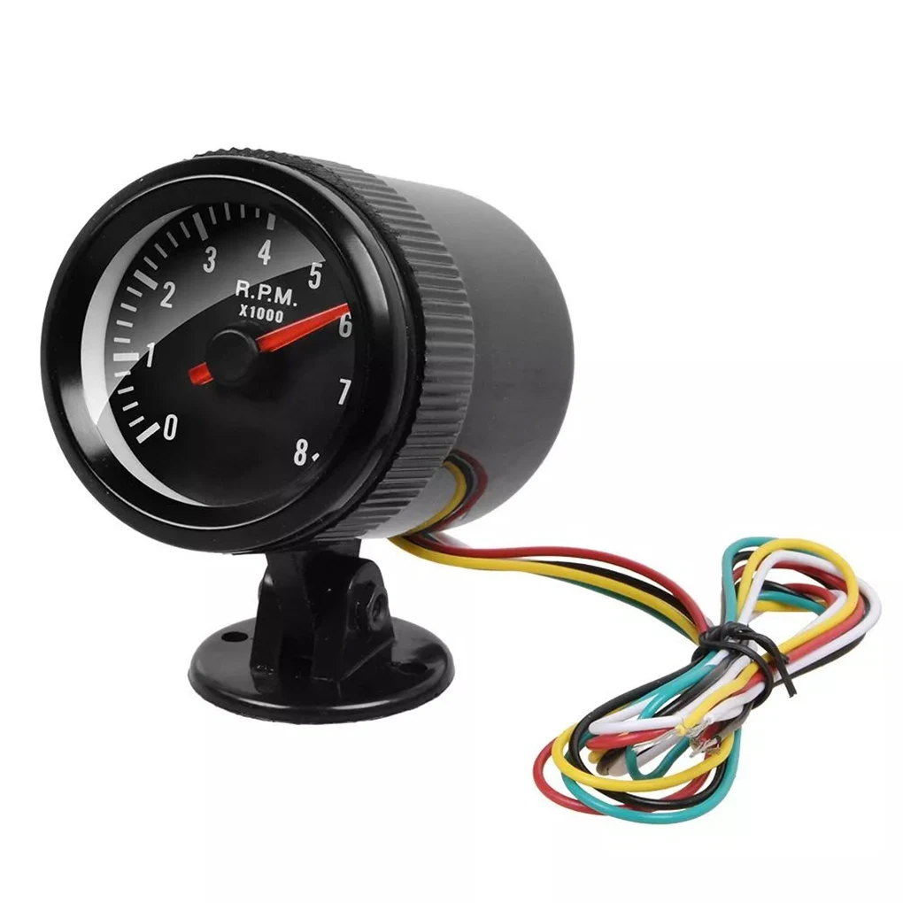 LED Tachometer Gauge Meter Car Shift Light RPM Gauge Transparent Lens During Day Clear And Bright