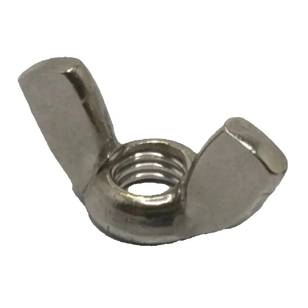 100PCS DIN315 Zinc Plated Carbon Steel Butterfly Wing Nuts Hand Twist Nut 1/4-20 5/16-18 3/8-16 Hardware Fasteners