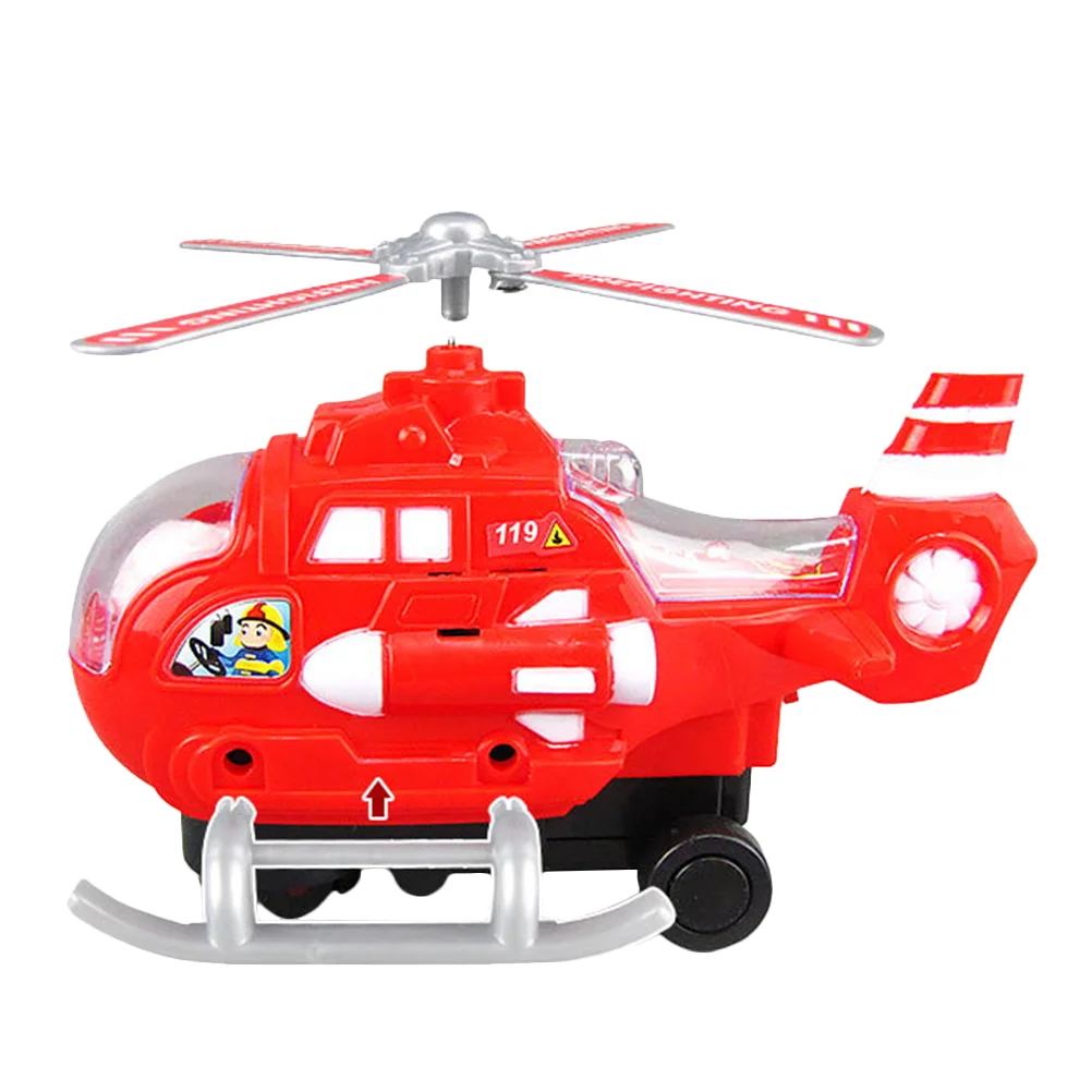 Universal Helicopter Assembly Toy Toys for Boys Children Portable Glowing Kids Music Electric Toddler