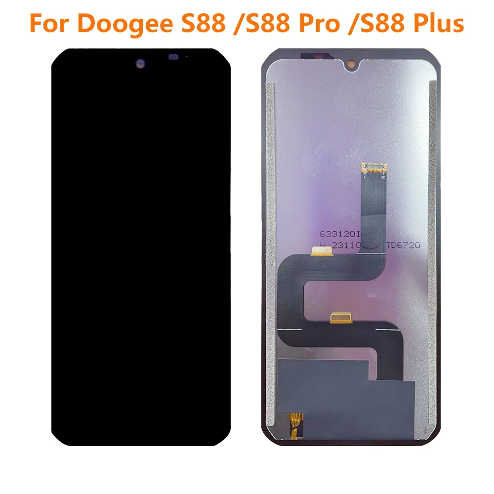 6.3'' For Doogee S88 Pro Plus S88Pro S88Plus LCD Display Touch Screen Digitizer Assembly Replacement Repair Parts 100% Tested