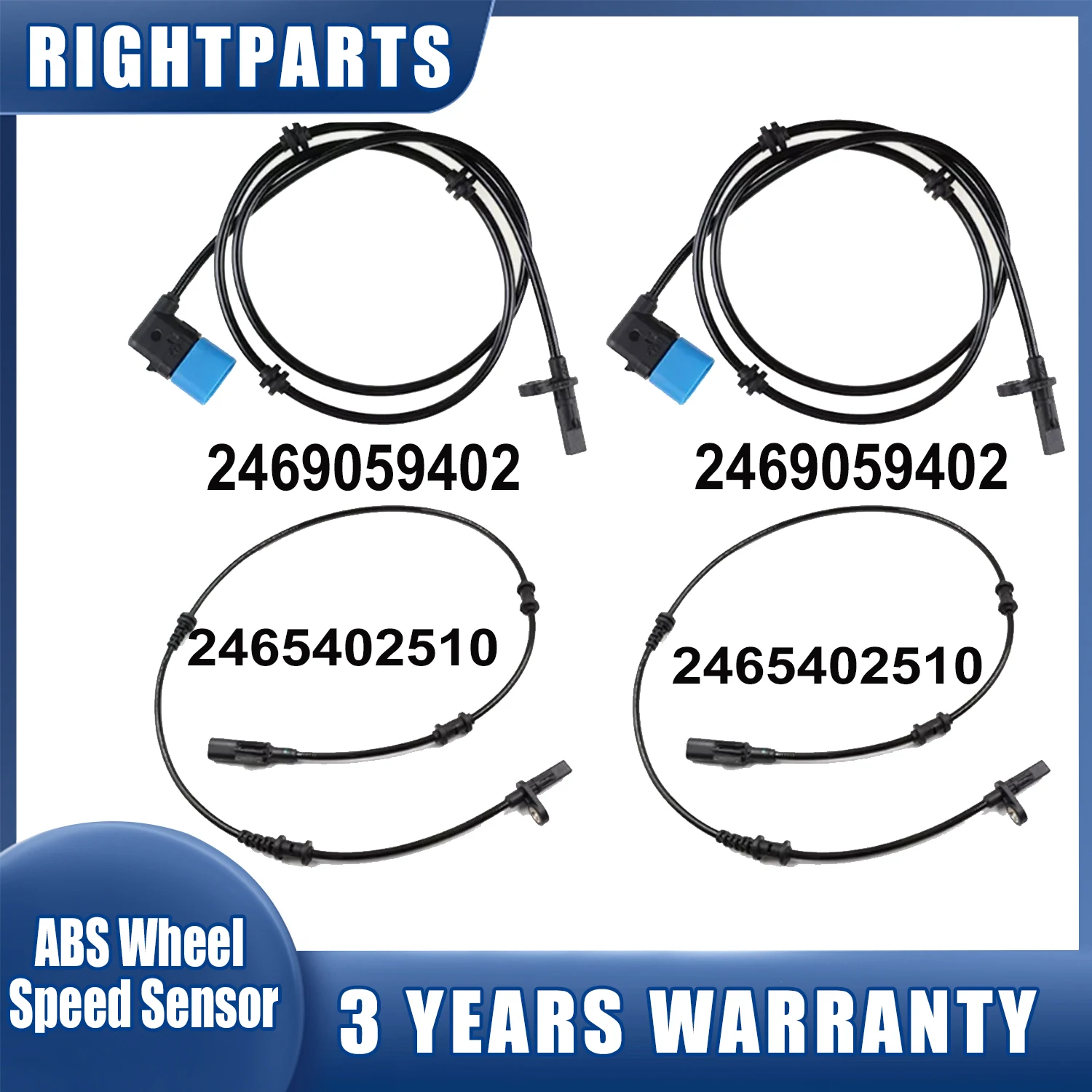 

New ABS Rear Wheel Speed Sensor Engine Speed Sensor For Mercedes Benz 2469059402 2465402510