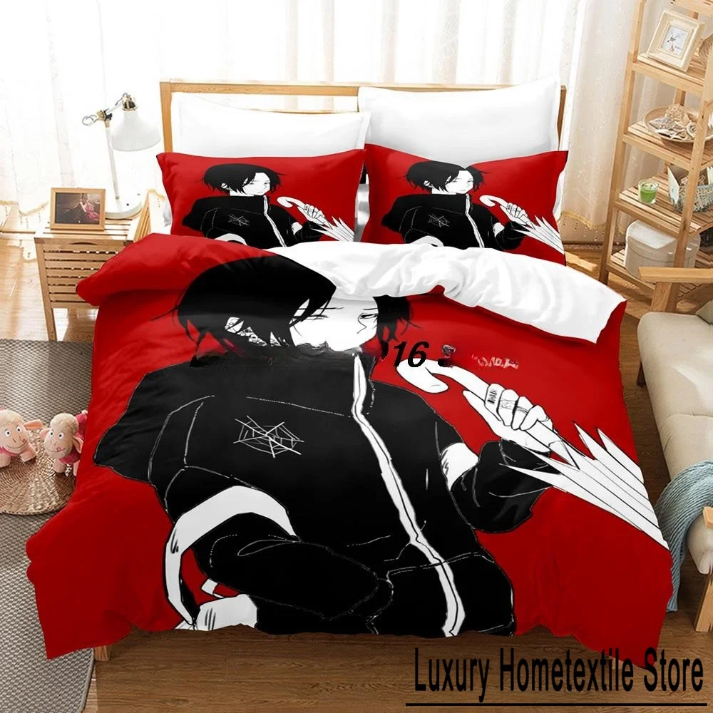 3D Printing Anime HUNTER×HUNTER Feitan Bedding Set Single Twin Full Queen King Size Bed Set Aldult Kid Bedroom Duvetcover Sets