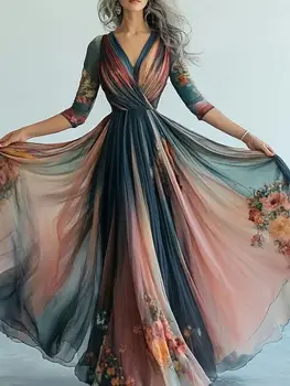 10 best sales Vestido de escritório de chiffon - №9