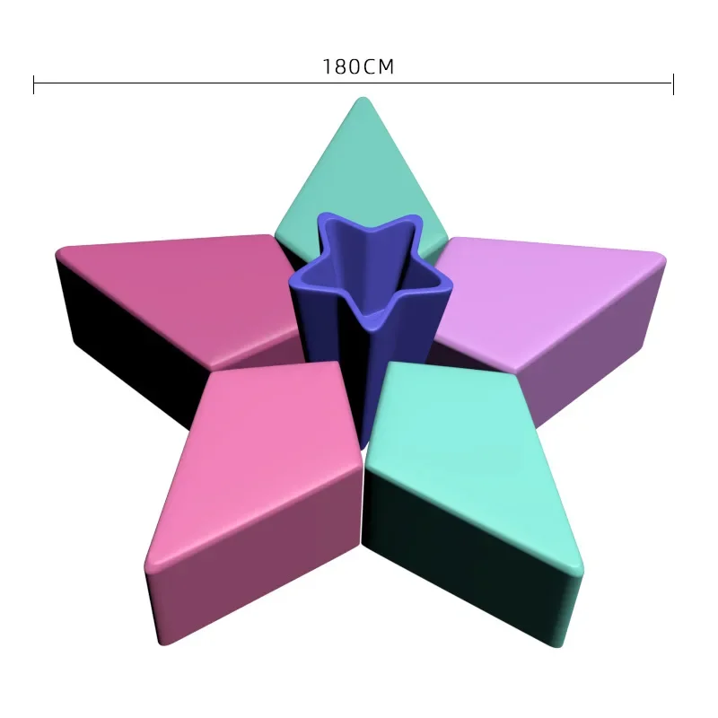 

Star flower pot combination, stool shopping mall, fashionable splicing seats