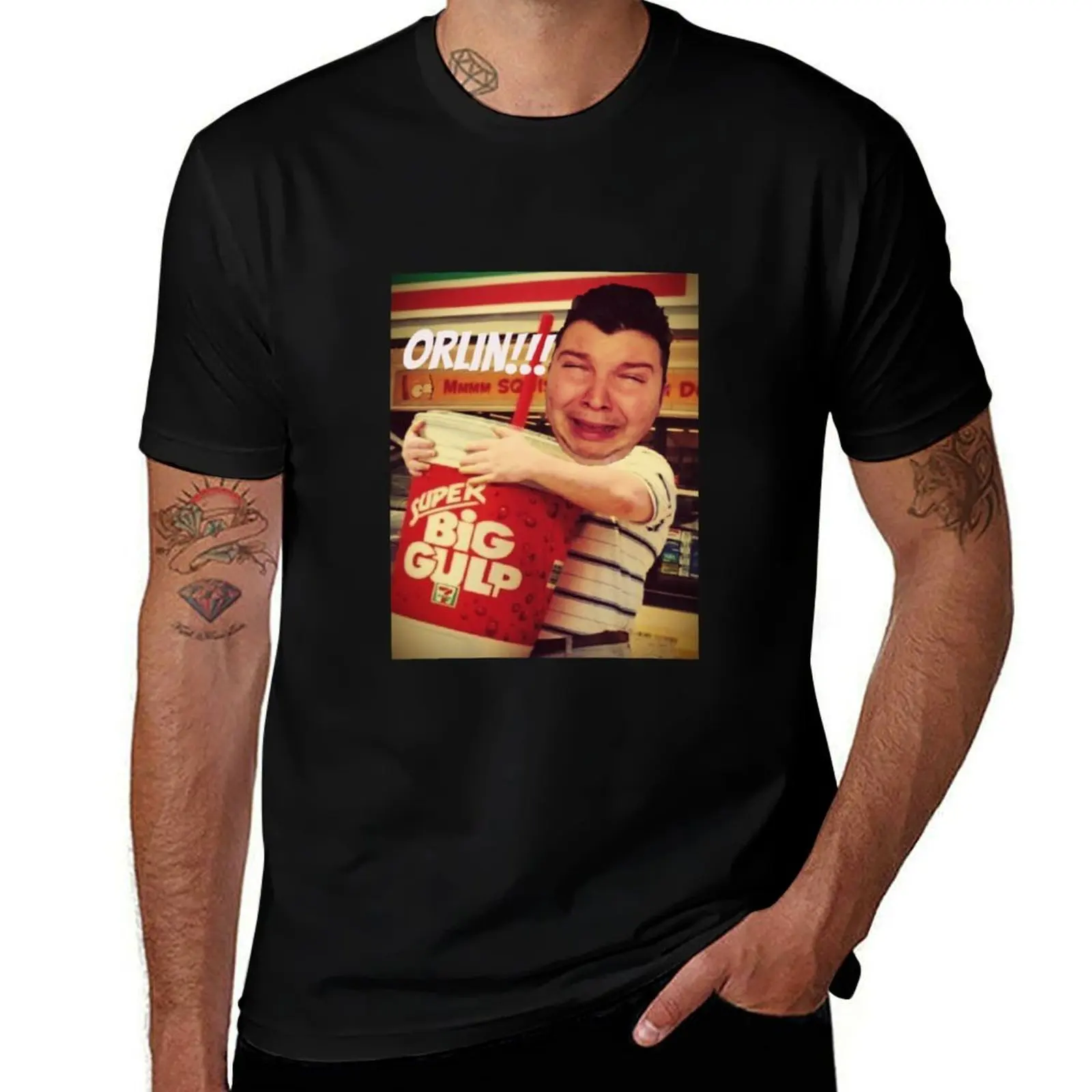 

Orlin!!! T-Shirt t shirts for man cotton funny men t shirt cotton 100% T-Shirt