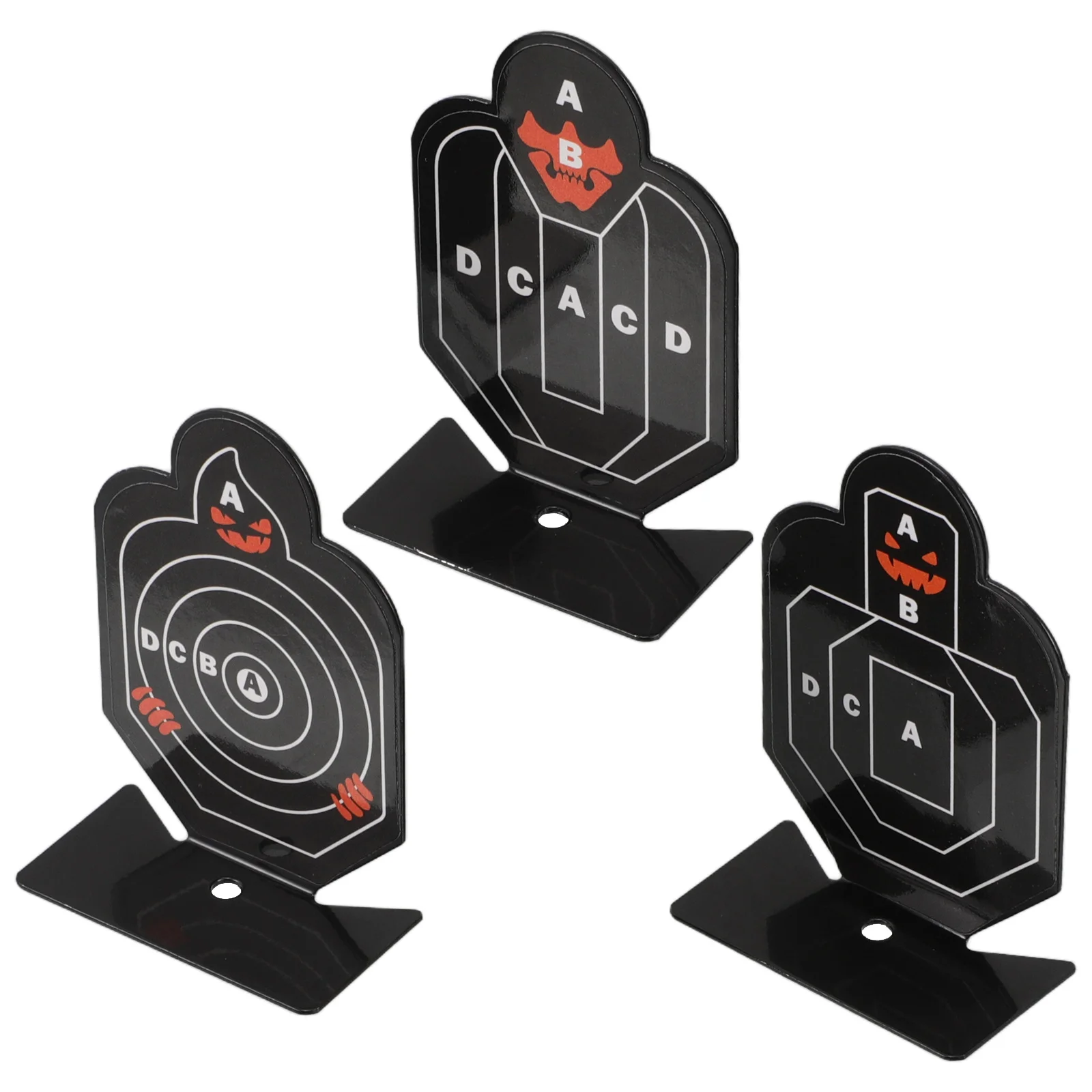 3 قطعة هدف الرماية المعادن الدقة ممارسة أداة الوجه النتيجة تتبع المجلس للخارجية داخلي المدى التدريب الملحقات