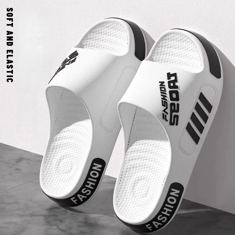 

Мужские тапочки большого размера 48-49, летние домашние тапочки на плоской подошве для женщин и мужчин, трендовые шлепанцы с открытым носком, легкая пляжная обувь для пары, сандалии