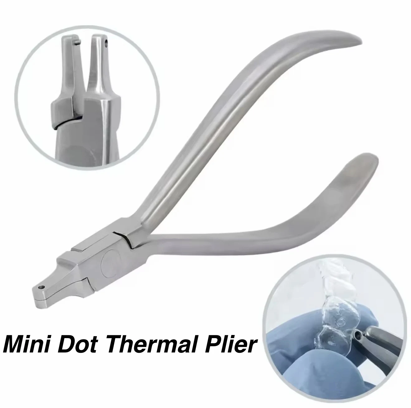 Dental Mini Dot Dimple Aligner Retainer Invisable Clear Brace Pliers Professional Orthodontic Tool