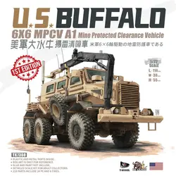 T-MODEL TK7360 /72 Buffalo Mine Protected Clearance Vehicle 6✖6 MPCV A1 - Scale Model Kit