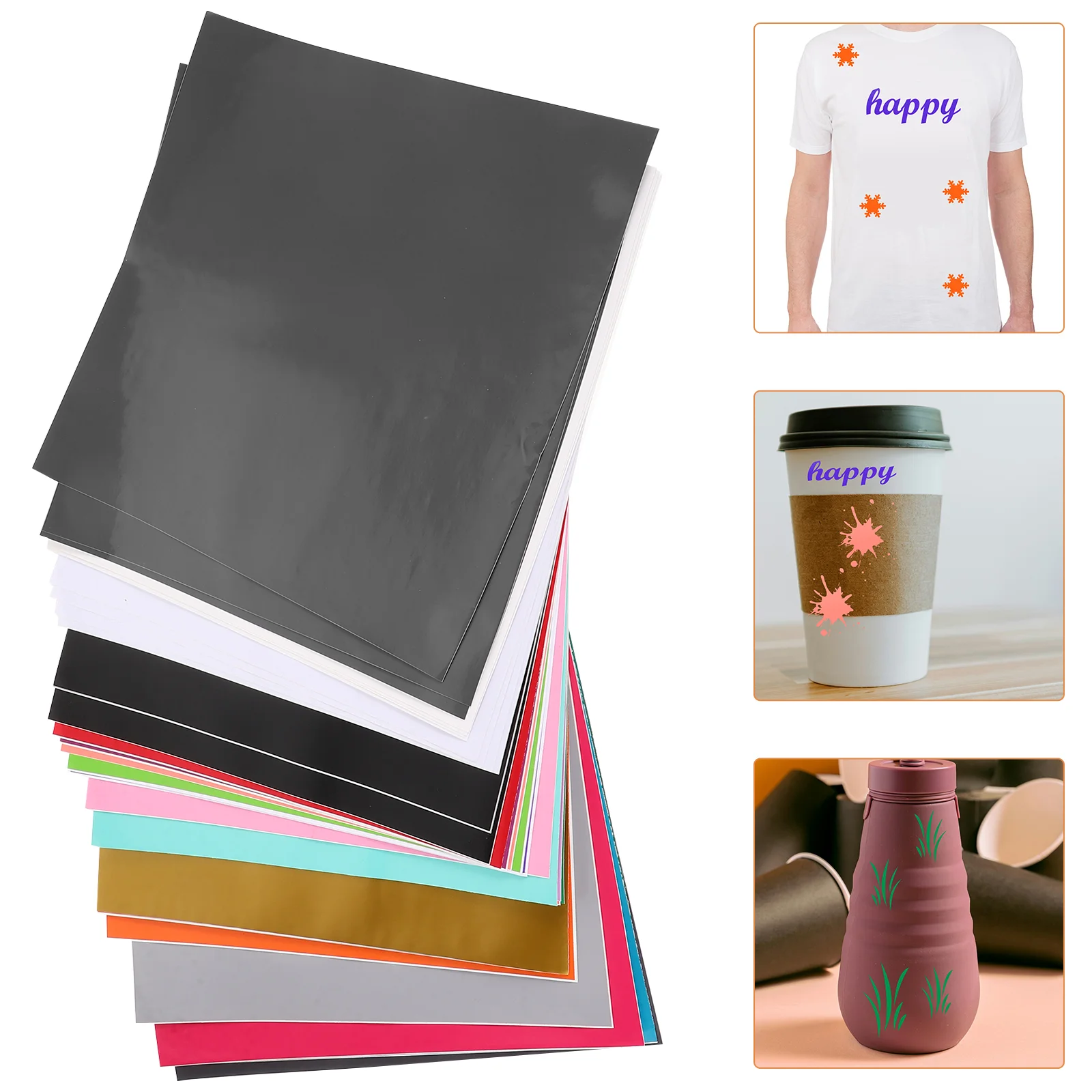 

36 Sheets Transfer Paper Printing DIY Sublimation Iron Heat for Plates Material Shirt Materials Dye Bulk Pattern