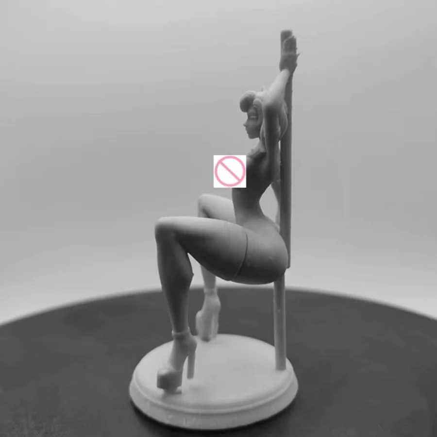 Pole Dance Little Sister NSFW 1/24 Scale Resin Figure Assembled Model Kit Miniature Statue Unassembled Unpainted Free Shipping