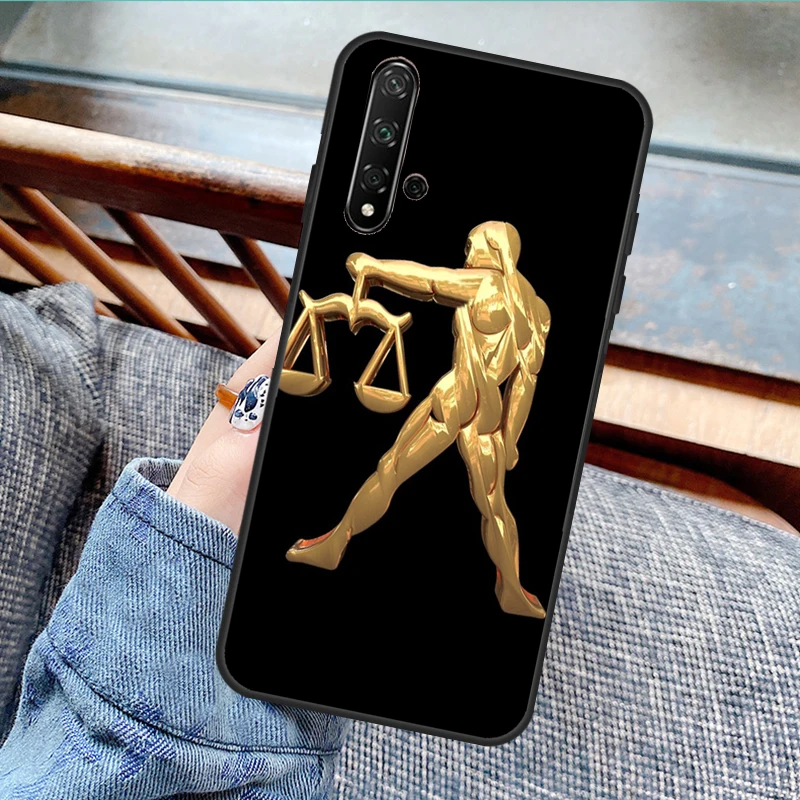 Zodiac Libra Balance Case For Huawei Nova 10 9 SE 5T 7i 8i 11i Y60 Y61 Y70 Y90 P Smart P20 P30 P40 Lite P60 Pro