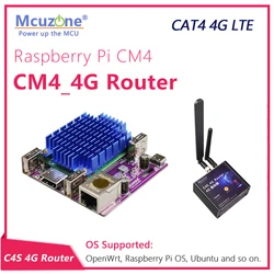 C4S 4G Router, based on Raspberry Pi CM4 module, Openwrt Soft Router Ubuntu Wifi