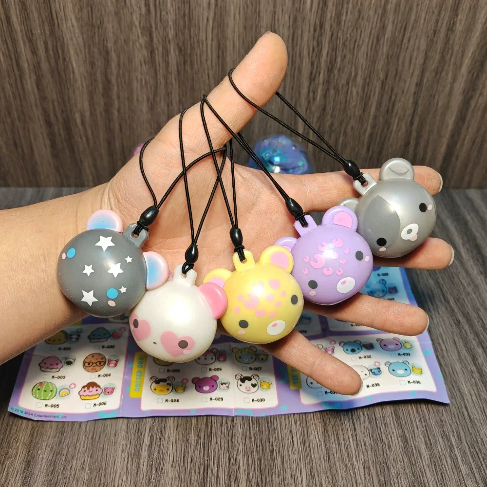 Moj Moj Stress Relief Toy Gashapon Capsule Toys Squeeze Fidget Balls Antistress Blind Box Cute Animal Pendants Keychains Gifts