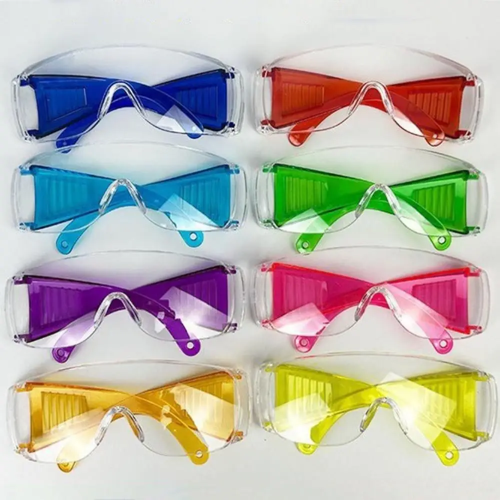 Trendy Transparent Safety Goggles Anti Wind Dust Anti-Splash Protective Glasses Cycling Glasses Eye Protective