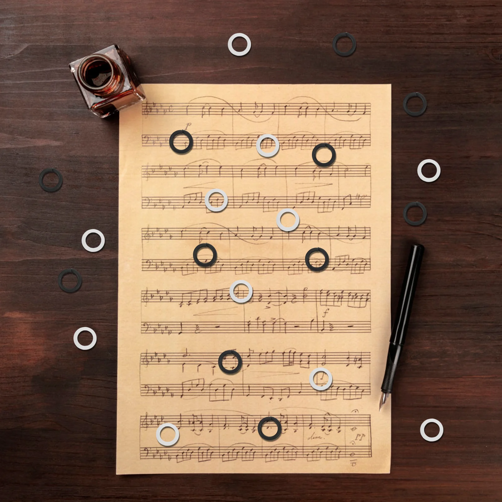 

24Pcs Plastic Tuner Washer Reliable Gasket for Guitar Tuners Heavy Duty Spacers Replace Broken Parts Easy Fit for Acoustic